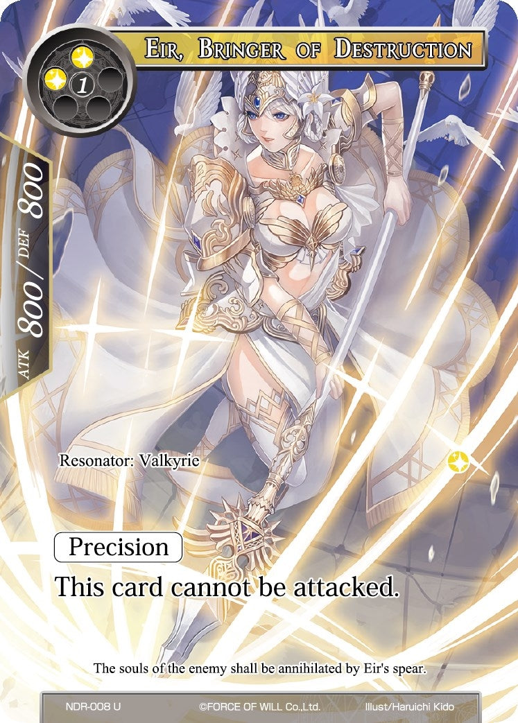Image for Eir, Bringer of Destruction (Full Art) (New Dawn Rises) (NDR-008) - Force of Will
