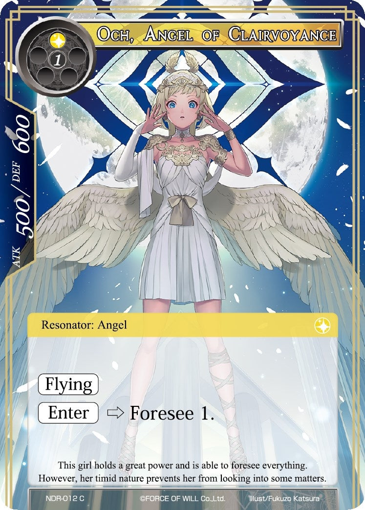 Image for Och, Angel of Clairvoyance (New Dawn Rises) (NDR-012) - Force of Will