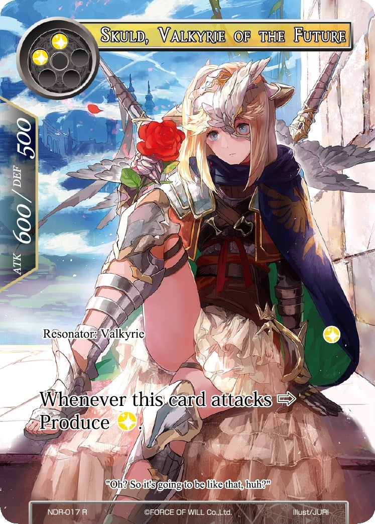 Image for Skuld, Valkyrie of the Future (Full Art) (New Dawn Rises) (NDR-017) - Force of Will