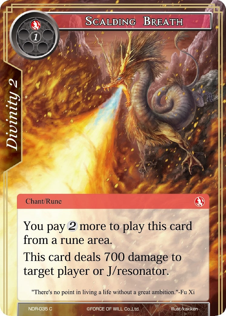 Image for Scalding Breath (New Dawn Rises) (NDR-035) - Force of Will