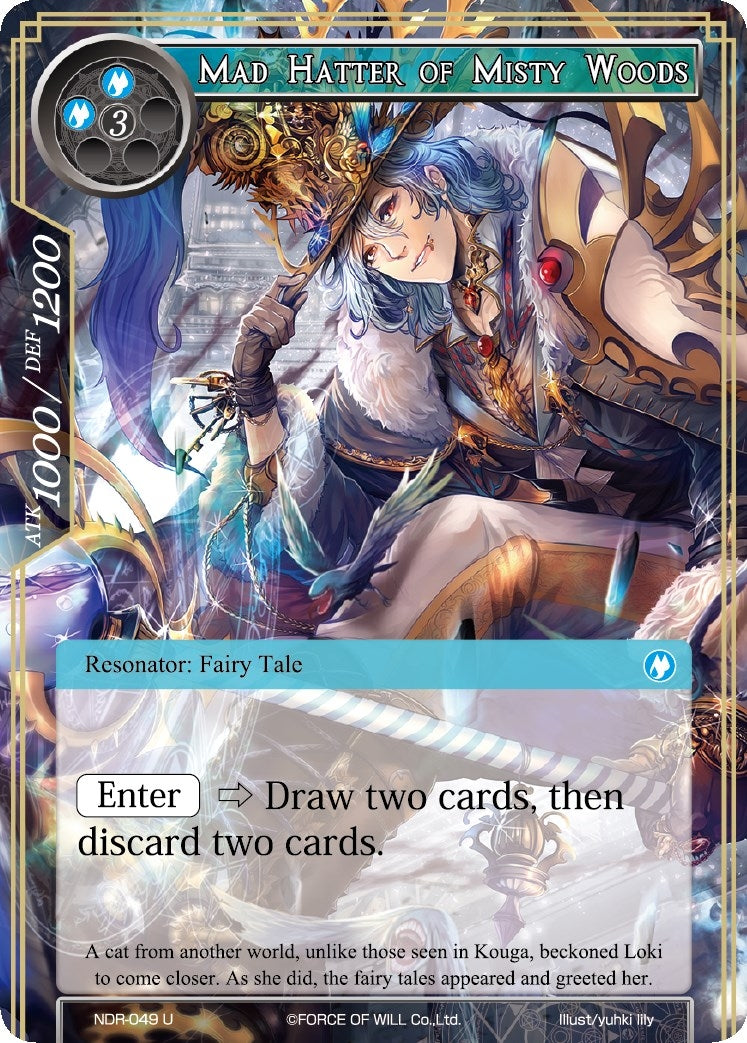 Image for Mad Hatter of Misty Woods (New Dawn Rises) (NDR-049) - Force of Will