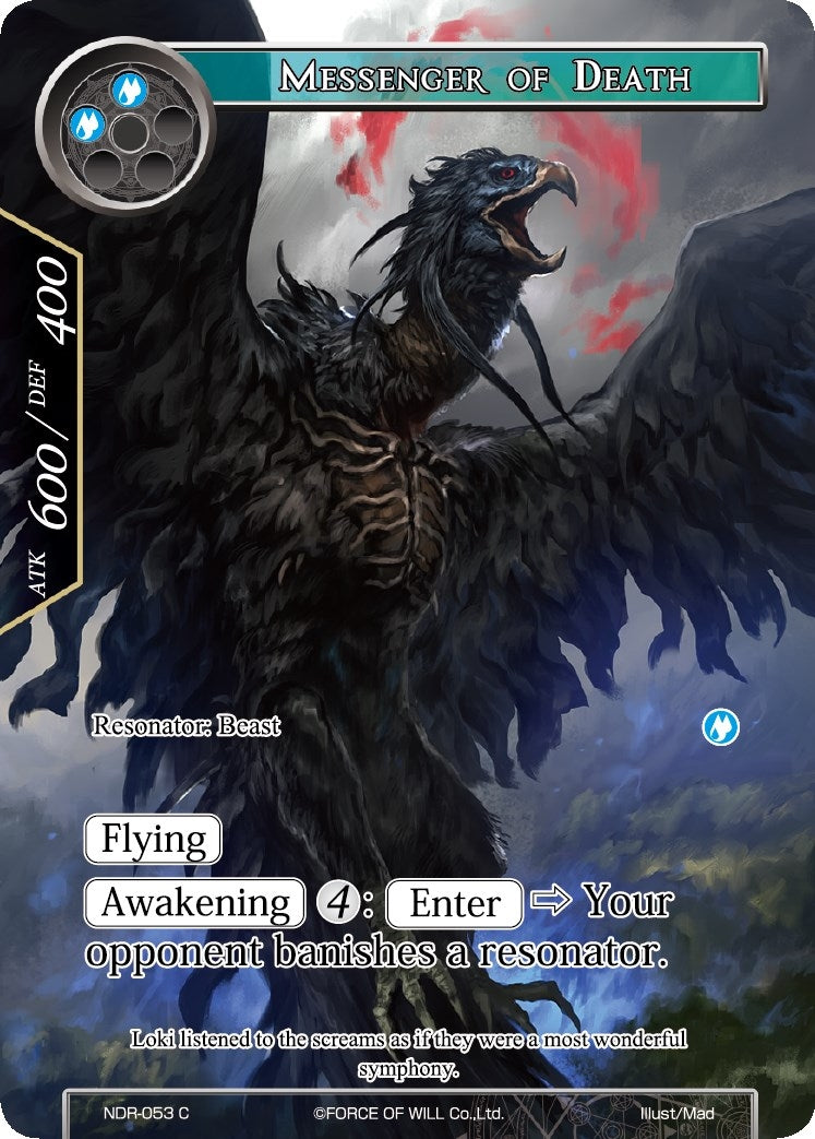 Image for Messenger of Death (Full Art) (New Dawn Rises) (NDR-053) - Force of Will
