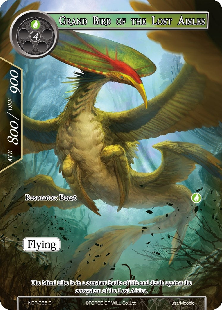 Image for Grand Bird of the Lost Aisles (Full Art) (New Dawn Rises) (NDR-065) - Force of Will