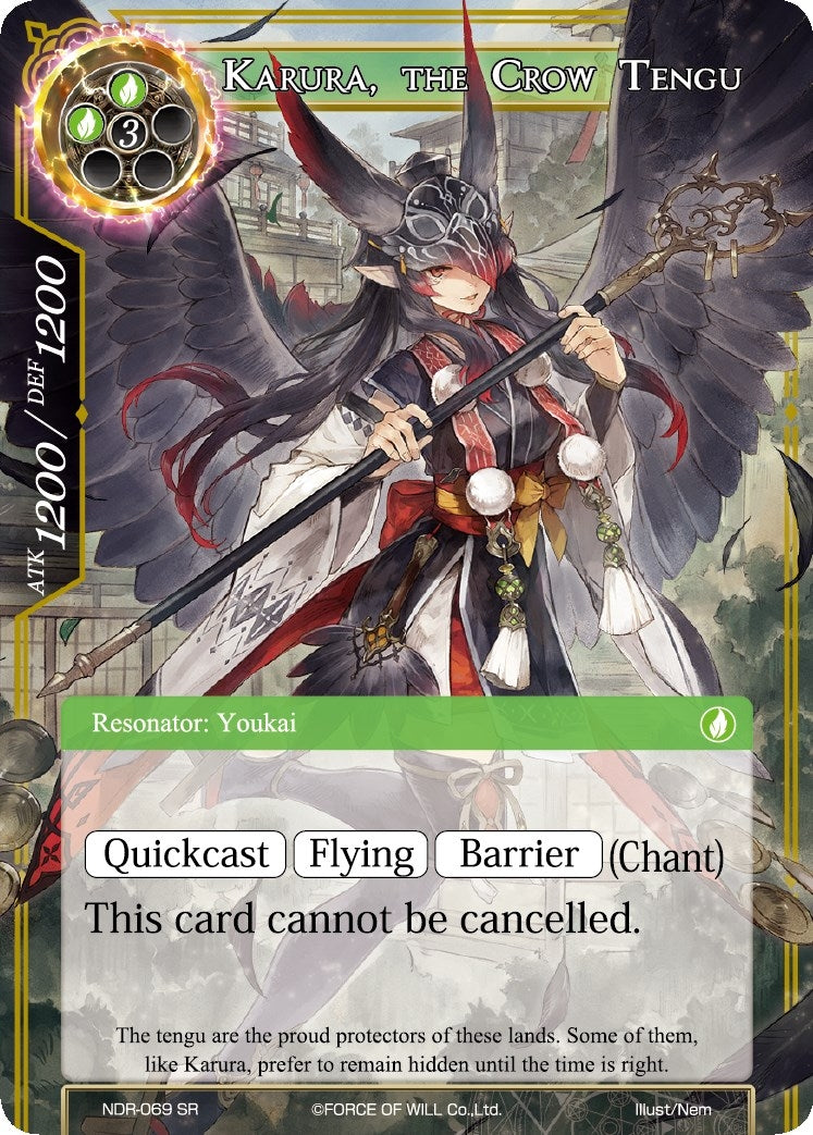Image for Karura, the Crow Tengu (New Dawn Rises) (NDR-069) - Force of Will
