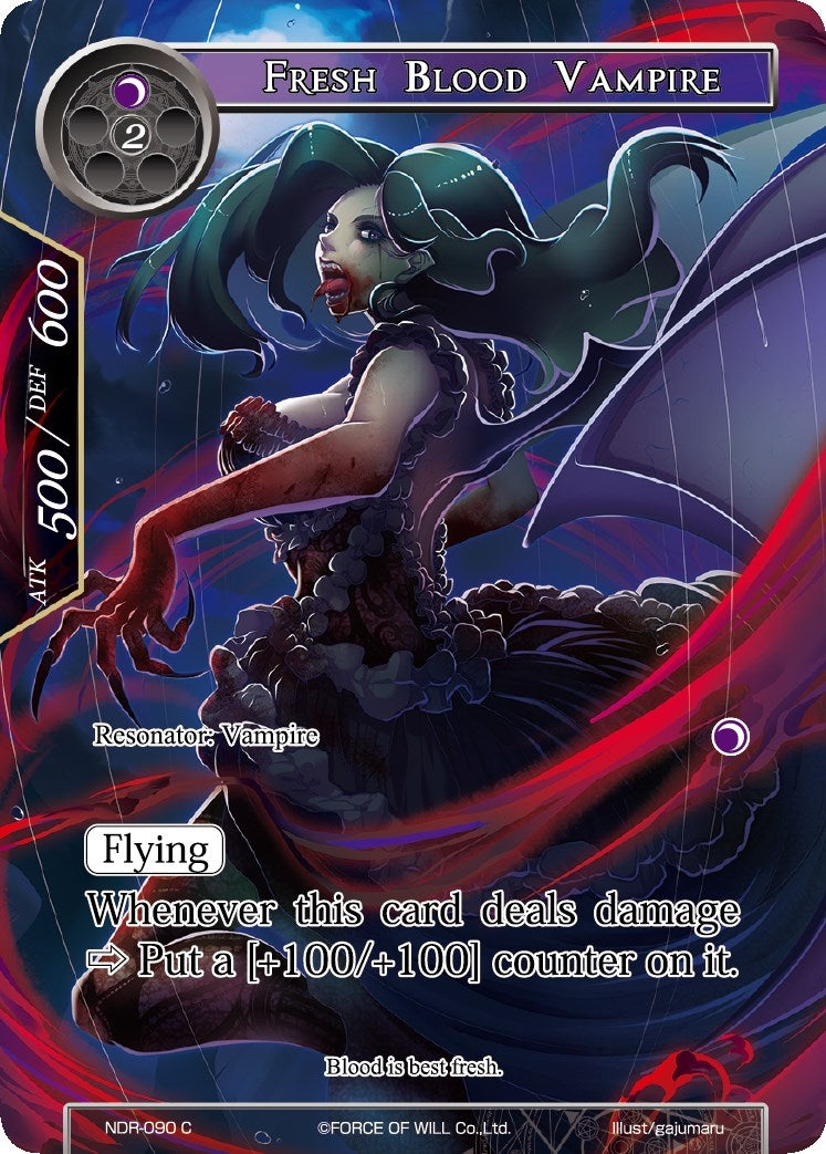 Image for Fresh Blood Vampire (Full Art) (New Dawn Rises) (NDR-090) - Force of Will