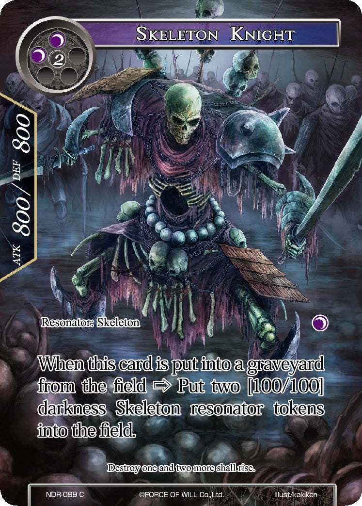 Image for Skeleton Knight (Full Art) (New Dawn Rises) (NDR-099) - Force of Will