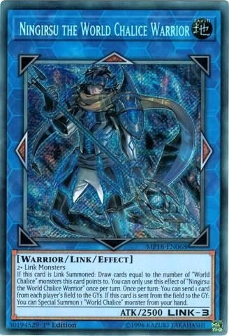 Image for Ningirsu the World Chalice Warrior (2018 Mega-Tins Mega Pack) (MP18-EN068) - YuGiOh