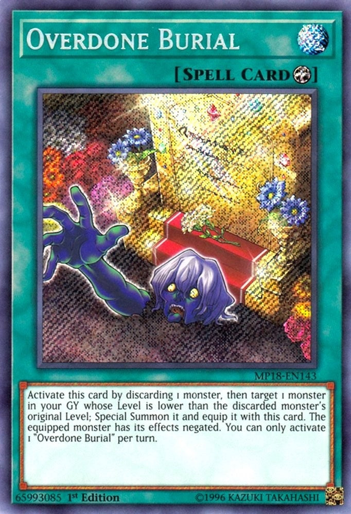 Image for Overdone Burial (2018 Mega-Tins Mega Pack) (MP18-EN143) - YuGiOh
