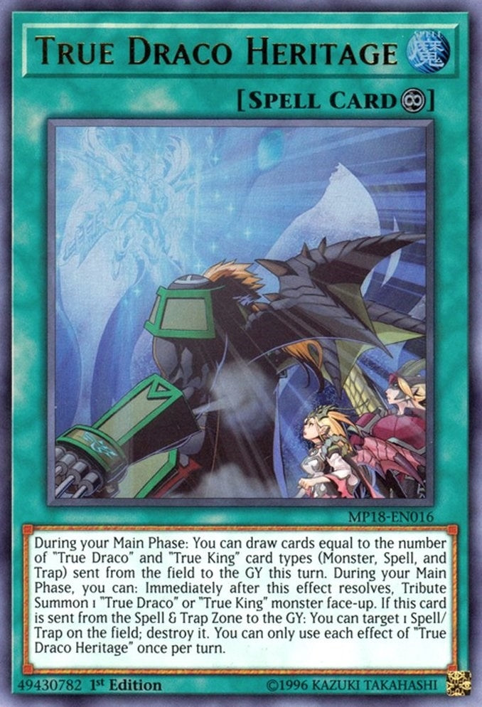 Image for True Draco Heritage (2018 Mega-Tins Mega Pack) (MP18-EN016) - YuGiOh