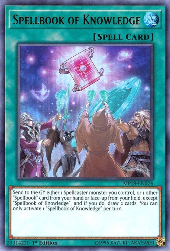 Image for Spellbook of Knowledge (2018 Mega-Tins Mega Pack) (MP18-EN076) - YuGiOh