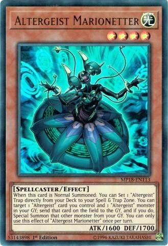 Image for Altergeist Marionetter (2018 Mega-Tins Mega Pack) (MP18-EN113) - YuGiOh