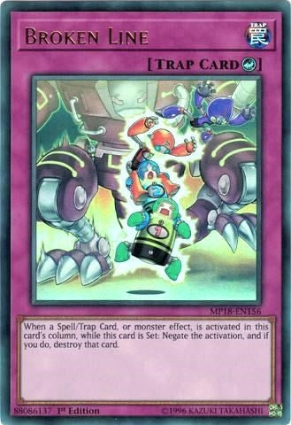 Image for Broken Line (2018 Mega-Tins Mega Pack) (MP18-EN156) - YuGiOh