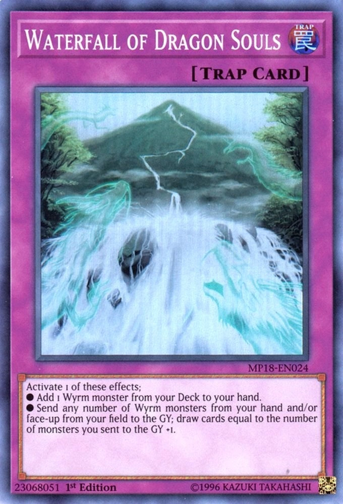 Image for Waterfall of Dragon Souls (2018 Mega-Tins Mega Pack) (MP18-EN024) - YuGiOh