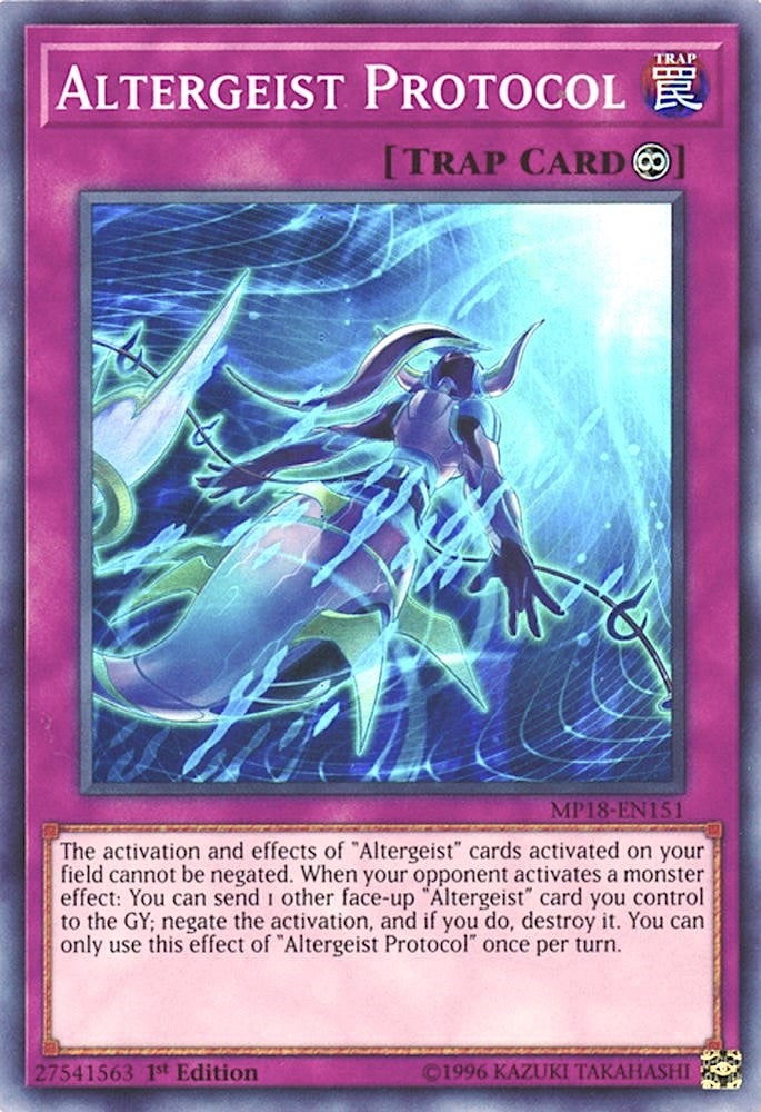 Image for Altergeist Protocol (2018 Mega-Tins Mega Pack) (MP18-EN151) - YuGiOh