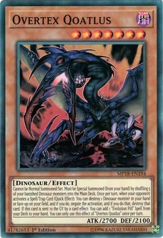 Image for Overtex Qoatlus (2018 Mega-Tins Mega Pack) (MP18-EN194) - YuGiOh