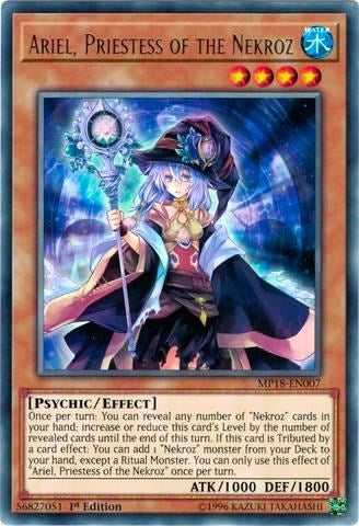 Image for Ariel, Priestess of the Nekroz (2018 Mega-Tins Mega Pack) (MP18-EN007) - YuGiOh
