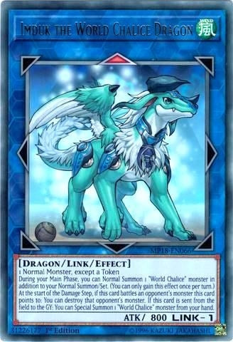 Image for Imduk the World Chalice Dragon (2018 Mega-Tins Mega Pack) (MP18-EN066) - YuGiOh