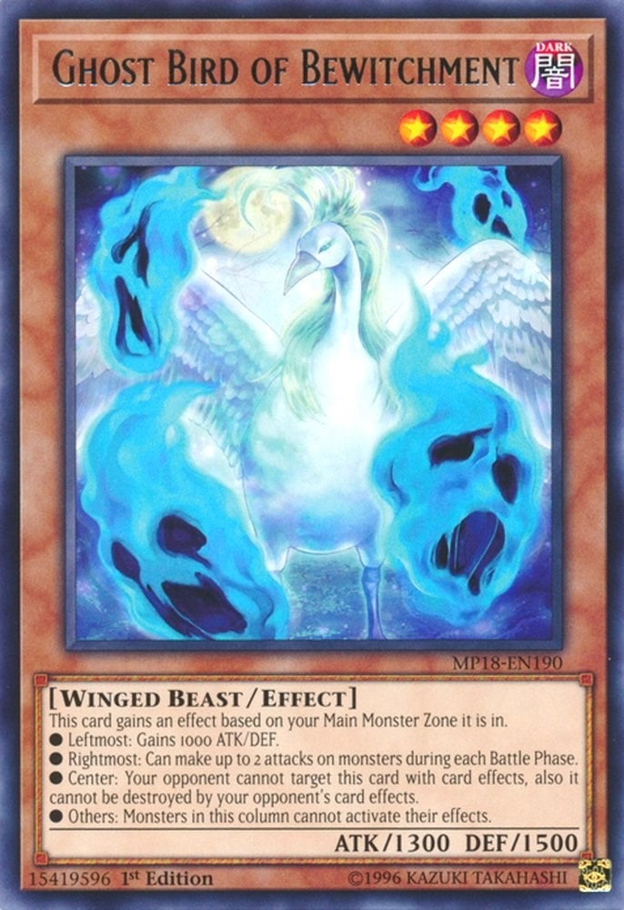 Image for Ghost Bird of Bewitchment (2018 Mega-Tins Mega Pack) (MP18-EN190) - YuGiOh