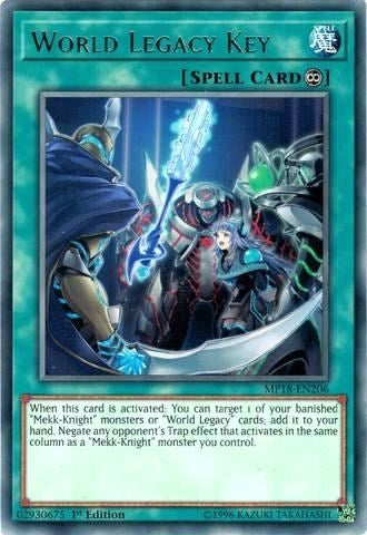 Image for World Legacy Key (2018 Mega-Tins Mega Pack) (MP18-EN206) - YuGiOh