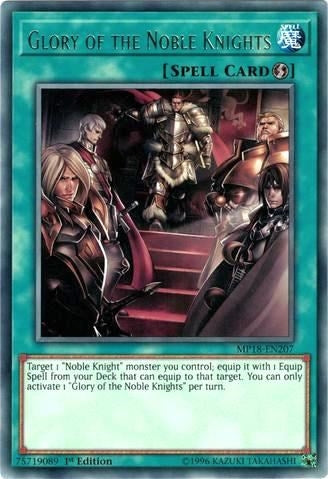 Image for Glory of the Noble Knights (2018 Mega-Tins Mega Pack) (MP18-EN207) - YuGiOh