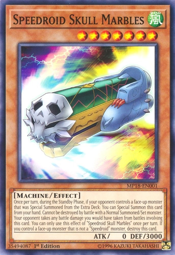 Image for Speedroid Skull Marbles (2018 Mega-Tins Mega Pack) (MP18-EN001) - YuGiOh