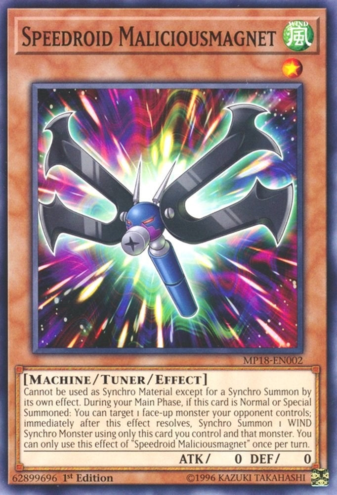 Image for Speedroid Maliciousmagnet (2018 Mega-Tins Mega Pack) (MP18-EN002) - YuGiOh