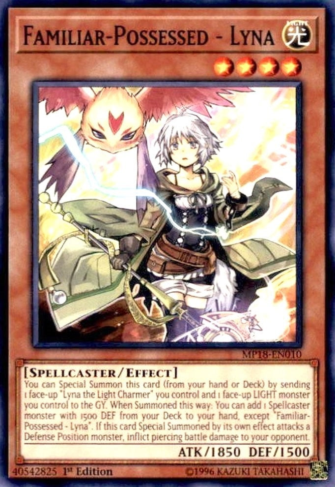 Image for Familiar-Possessed - Lyna (2018 Mega-Tins Mega Pack) (MP18-EN010) - YuGiOh
