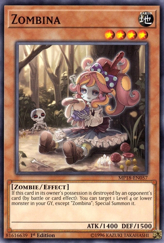 Image for Zombina (2018 Mega-Tins Mega Pack) (MP18-EN057) - YuGiOh
