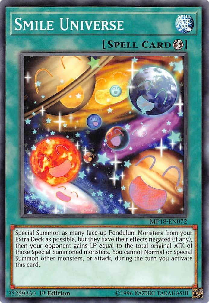 Image for Smile Universe (2018 Mega-Tins Mega Pack) (MP18-EN072) - YuGiOh