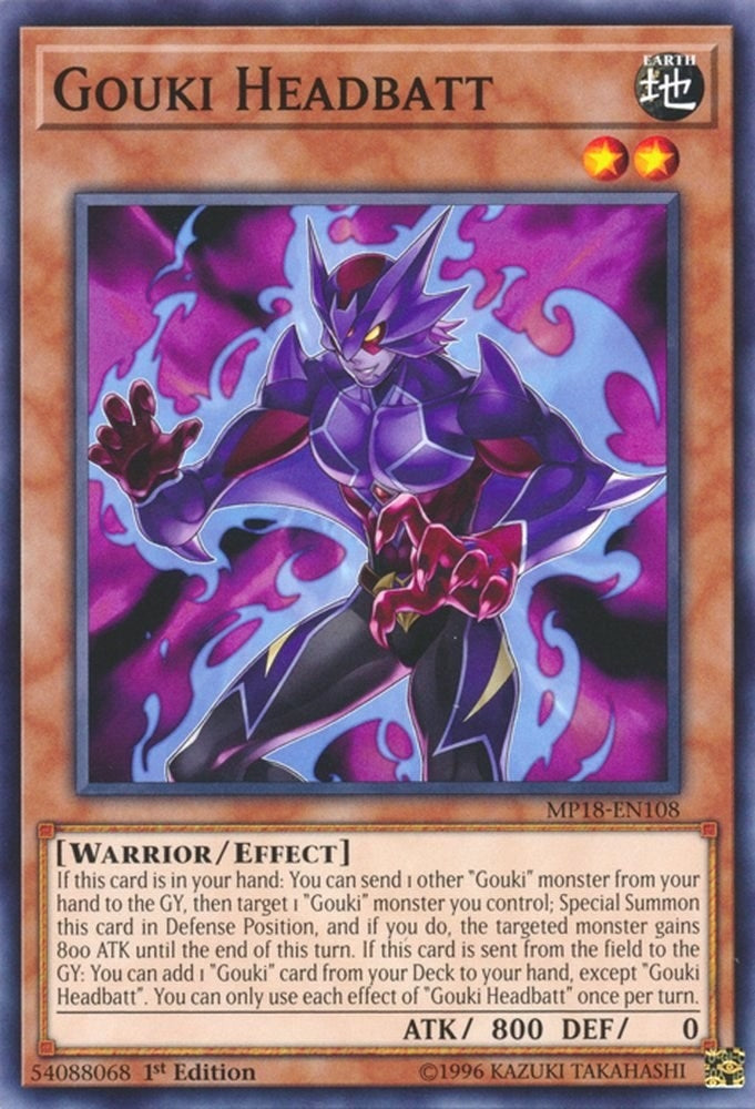 Image for Gouki Headbatt (2018 Mega-Tins Mega Pack) (MP18-EN108) - YuGiOh