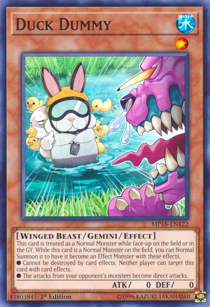 Image for Duck Dummy (2018 Mega-Tins Mega Pack) (MP18-EN122) - YuGiOh