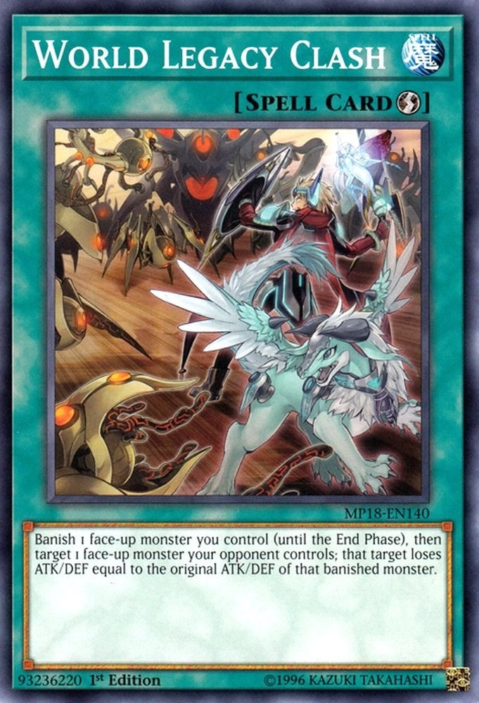 Image for World Legacy Clash (2018 Mega-Tins Mega Pack) (MP18-EN140) - YuGiOh