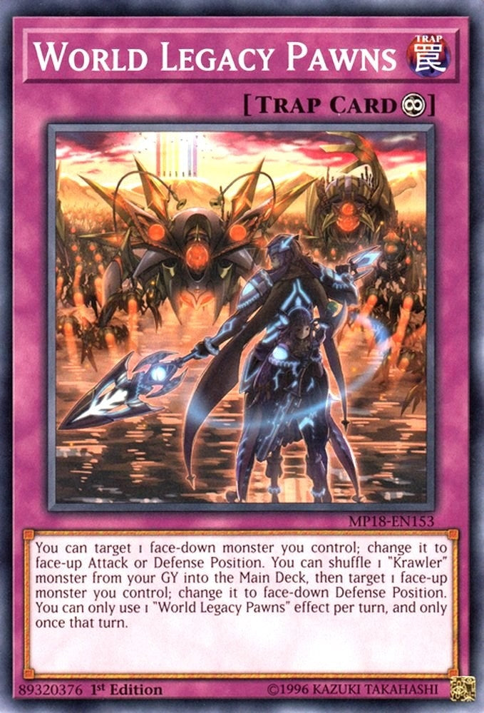 Image for World Legacy Pawns (2018 Mega-Tins Mega Pack) (MP18-EN153) - YuGiOh
