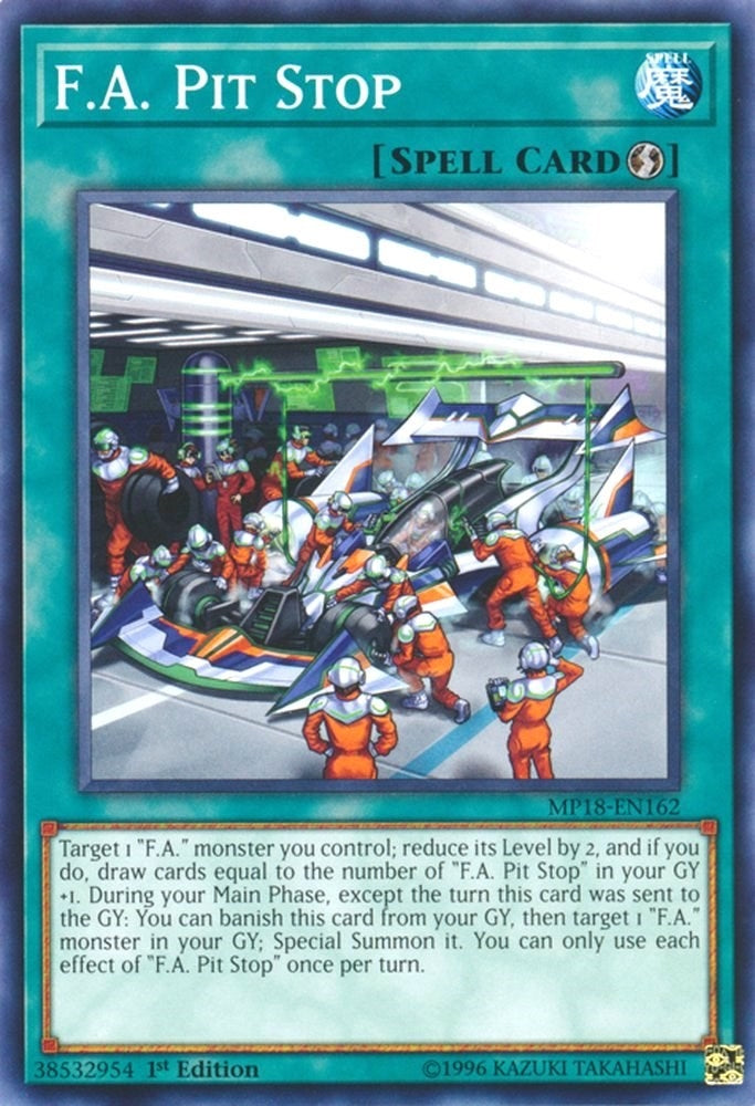 Image for F.A. Pit Stop (2018 Mega-Tins Mega Pack) (MP18-EN162) - YuGiOh