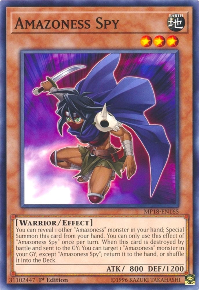 Image for Amazoness Spy (2018 Mega-Tins Mega Pack) (MP18-EN165) - YuGiOh