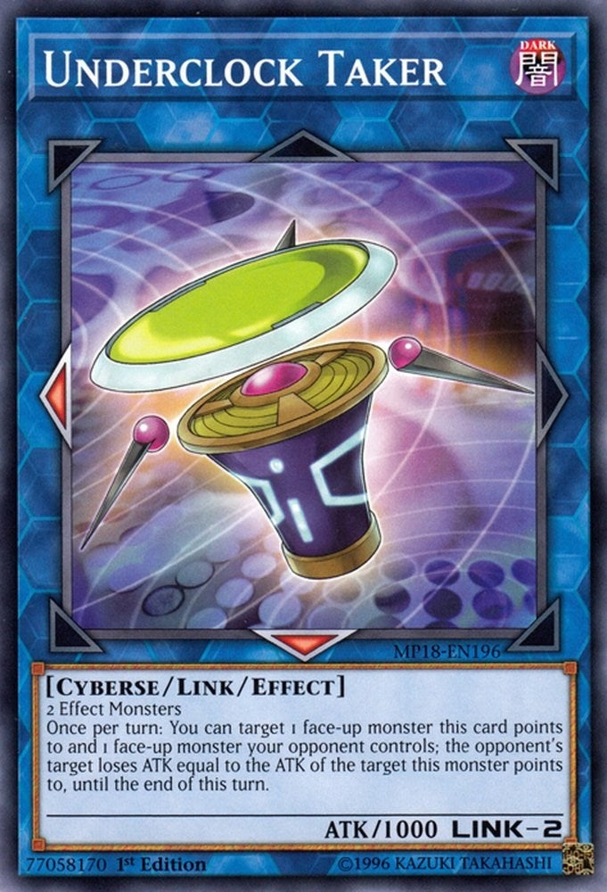 Image for Underclock Taker (2018 Mega-Tins Mega Pack) (MP18-EN196) - YuGiOh