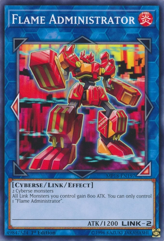 Image for Flame Administrator (2018 Mega-Tins Mega Pack) (MP18-EN197) - YuGiOh