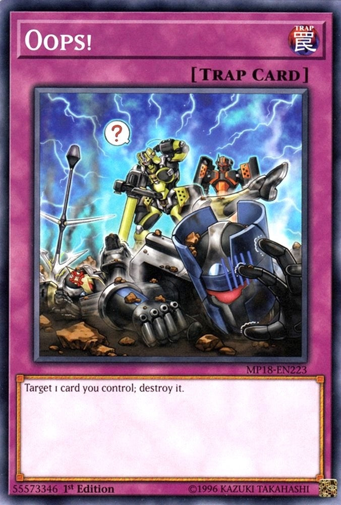 Image for Oops! (2018 Mega-Tins Mega Pack) (MP18-EN223) - YuGiOh