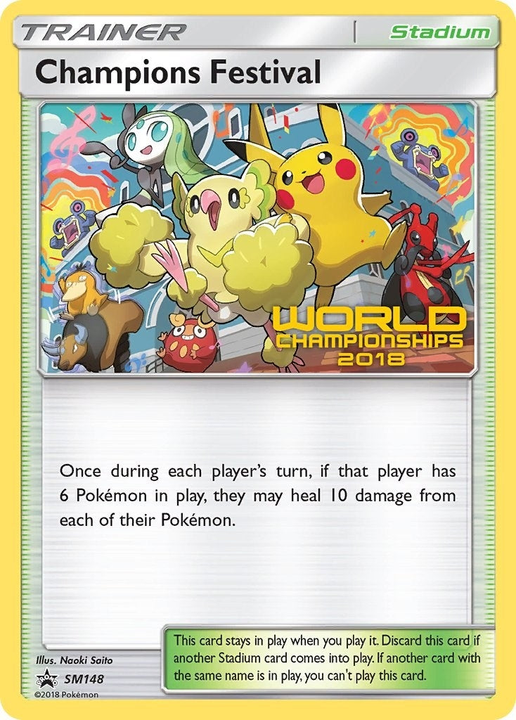 Image for Champions Festival - SM148 (World Championships 2018) (SM Promos) (SM148) - Pokemon