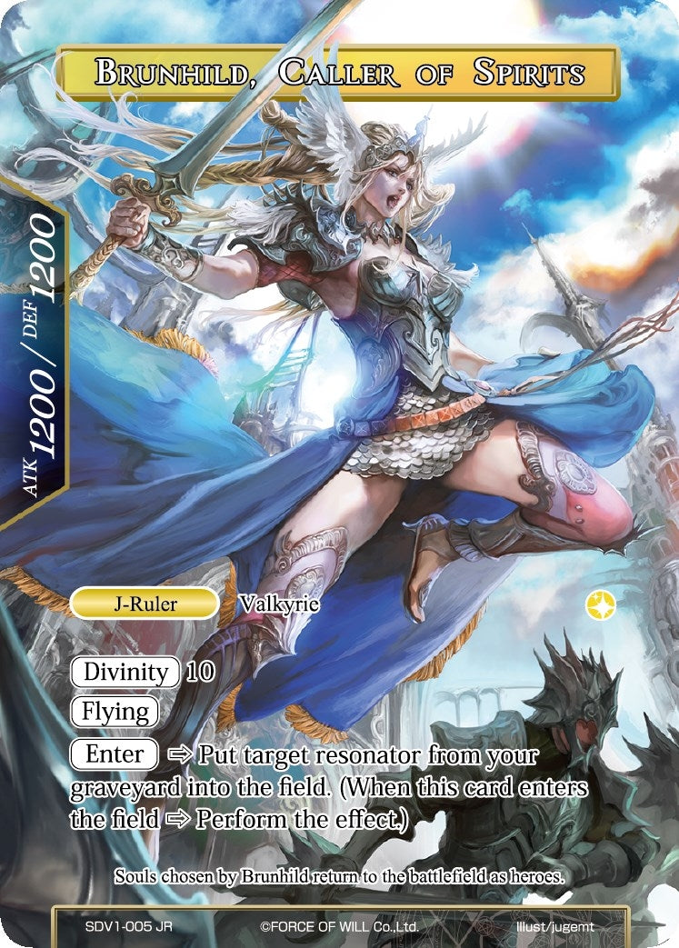 Image for Brunhild // Brunhild, Caller of Spirits (Valhalla Cluster Starter Deck) (SDV1-005/JR) - Force of Will