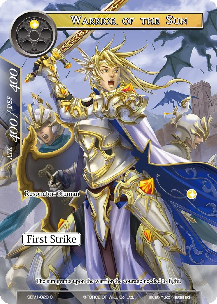 Image for Warrior of the Sun (Valhalla Cluster Starter Deck) (SDV1-020) - Force of Will
