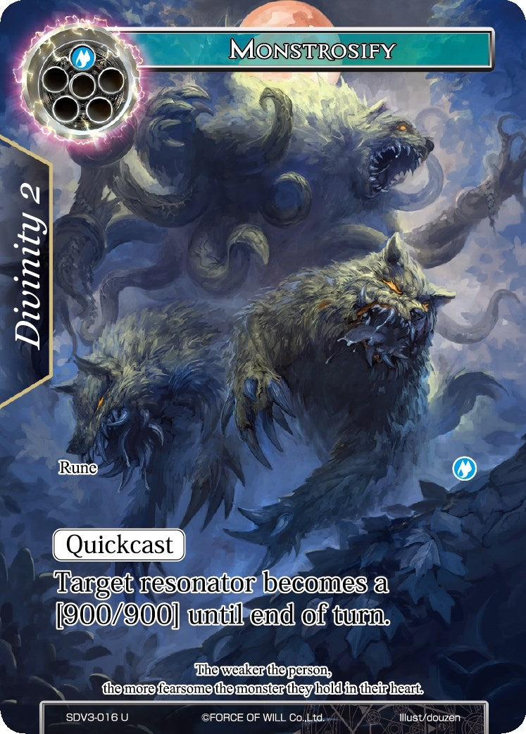 Image for Monstrosify (Valhalla Cluster Starter Deck) (SDV3-016) - Force of Will
