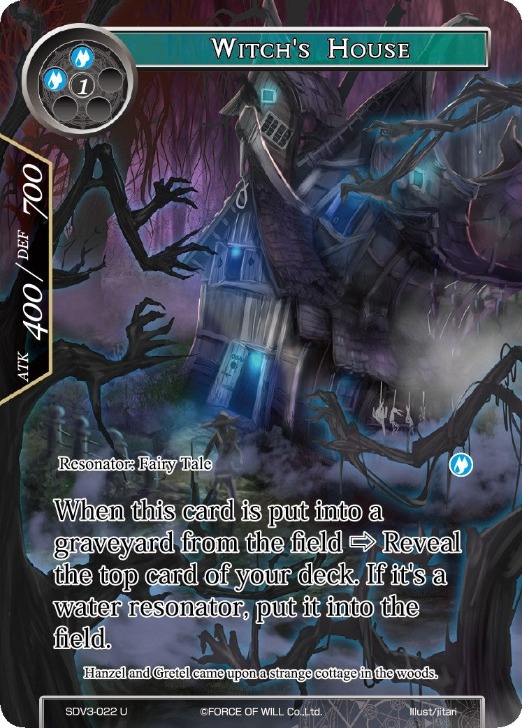 Image for Witch's House (Valhalla Cluster Starter Deck) (SDV3-022) - Force of Will