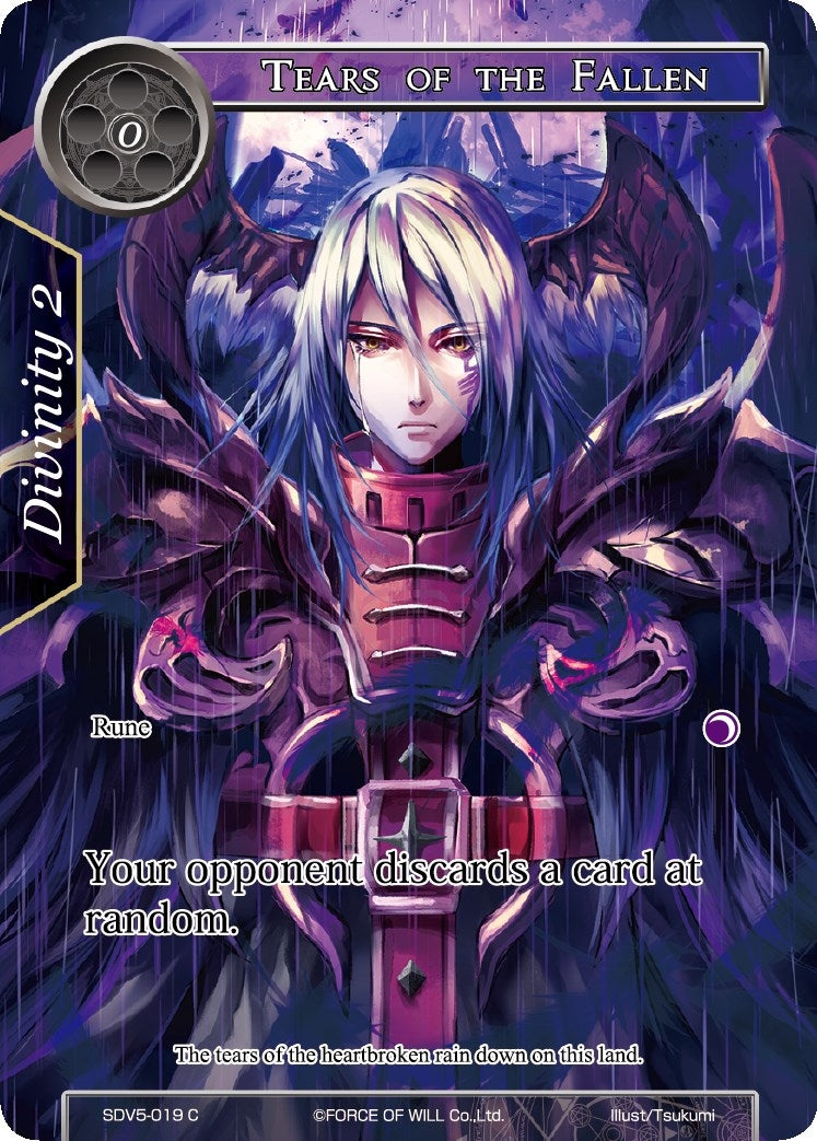 Image for Tears of the Fallen (Valhalla Cluster Starter Deck) (SDV5-019) - Force of Will