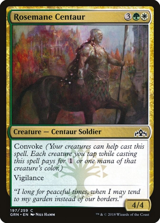 Image for Rosemane Centaur (Guilds of Ravnica) (197) - Magic: The Gathering