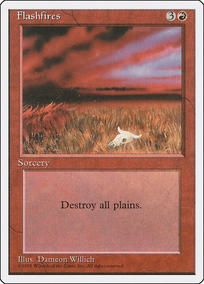 Image for Flashfires (Fourth Edition) - Magic: The Gathering