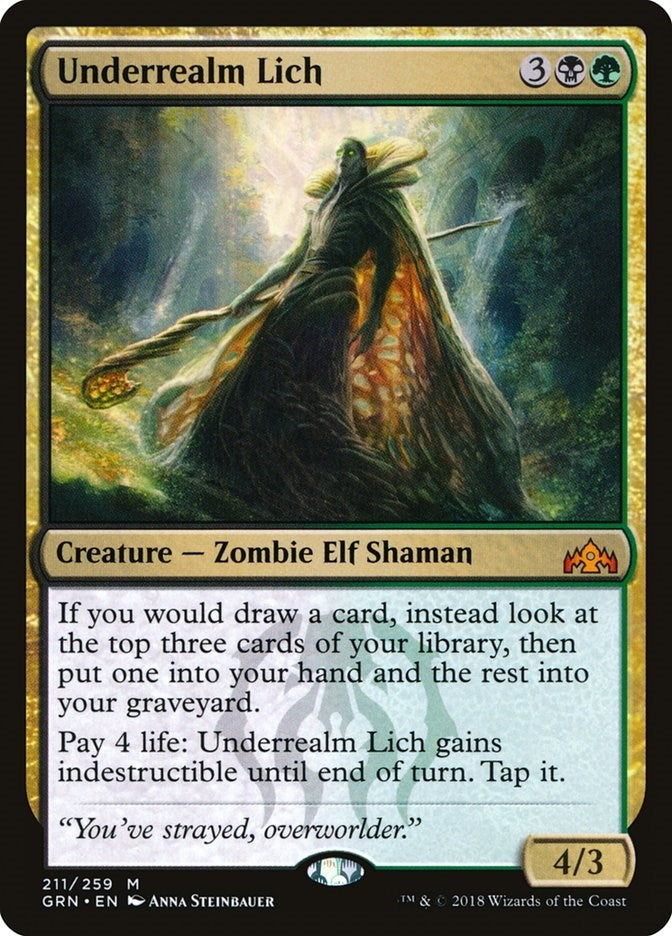 Image for Underrealm Lich (Guilds of Ravnica) (211) - Magic: The Gathering