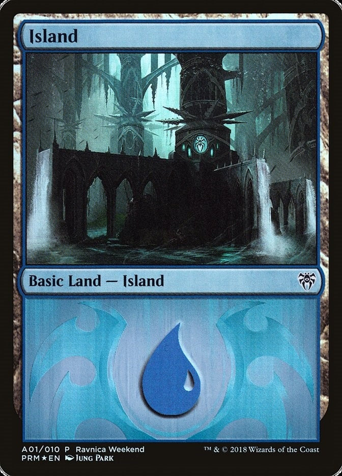 Image for Island - Dimir (A01) (Launch Party & Release Event Promos) (1) - Magic: The Gathering