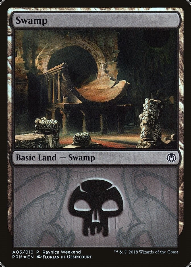 Image for Swamp - Golgari (A05) (Launch Party & Release Event Promos) (5) - Magic: The Gathering