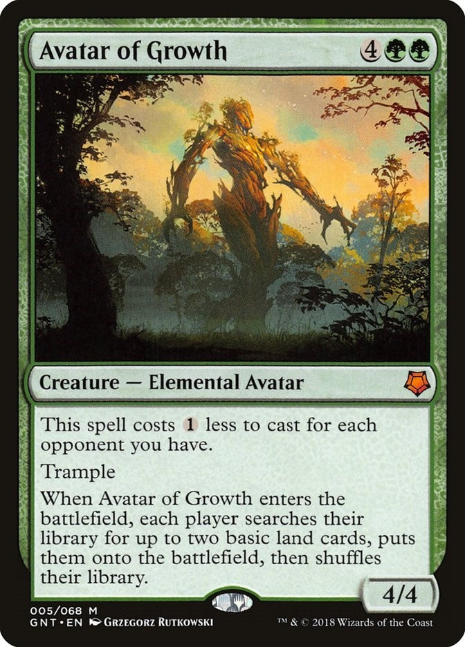 Image for Avatar of Growth (Magic Game Night) (5) - Magic: The Gathering